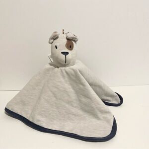 Puppy Dog Lovey Pup Security Blanket Plush Suzhou MegaTex 13” Tan Blue New Gift